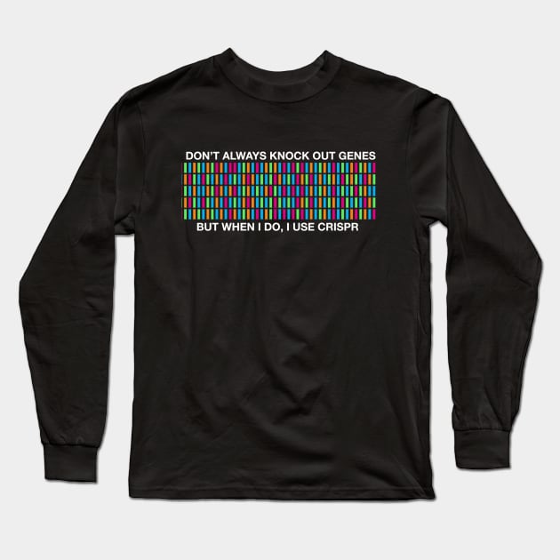 CRISPR Gene Knockout Long Sleeve T-Shirt by jimmyjames